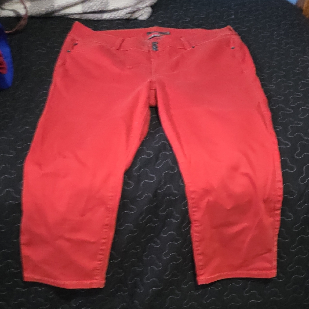 torrid Red Capri Pants
